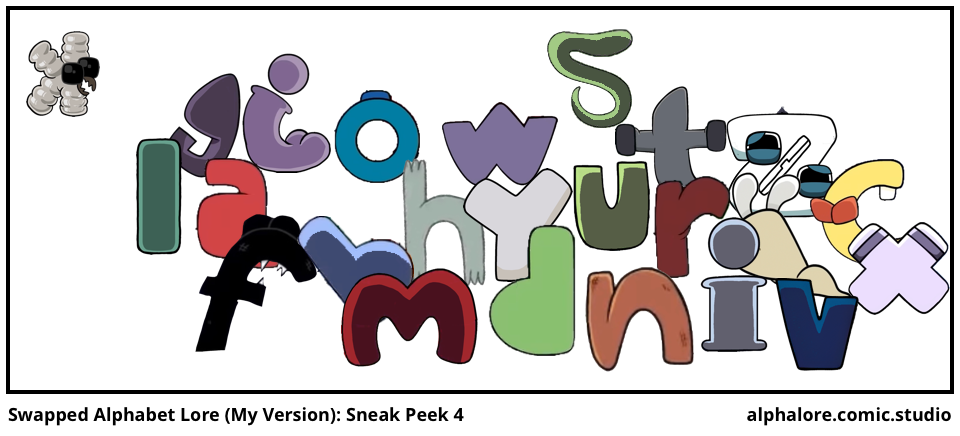 Swapped Alphabet Lore (My Version): Sneak Peek 4 - Comic Studio